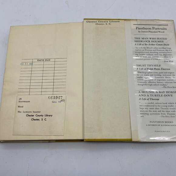 The‎ Lantern Bearer Life of Robert L Stevenson James P Wood HC 1965 Illustrated - Picture 12 of 14